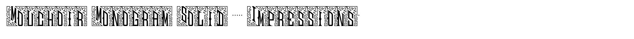 Mouchoir Monogram Solid (1000 Impressions) image